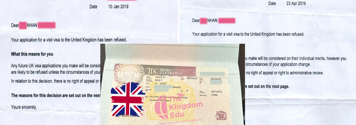 Xử lý thành công hồ sơ xin visa bị từ chối 02 lần vì lý do tài chính