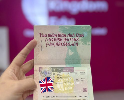 Visa thăm thân Anh Quốc của cô H tại Hưng Yên
