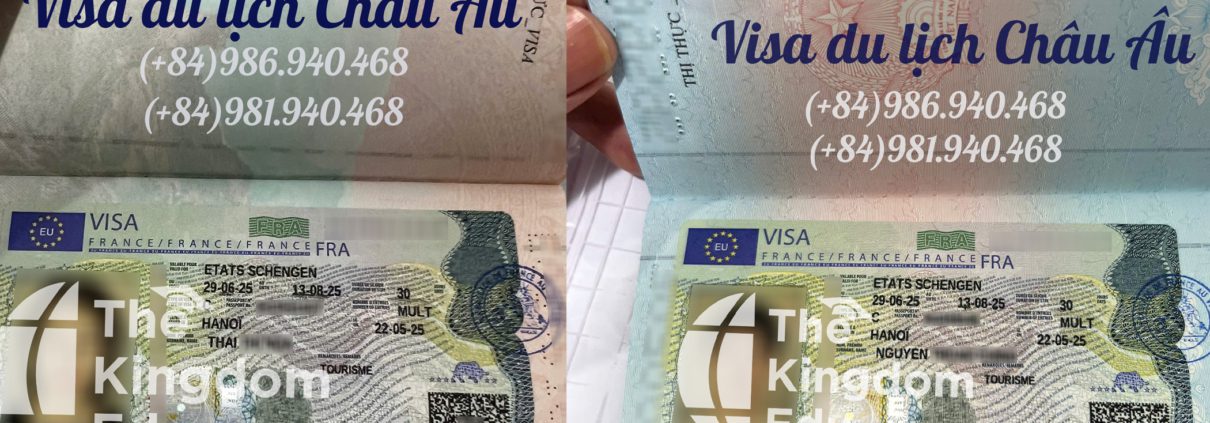 Khách hàng nhận visa du lịch châu Âu