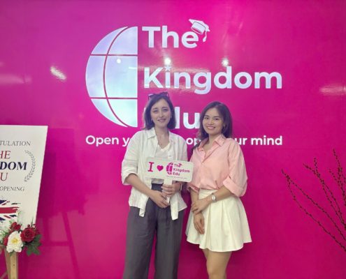 Ms.Seren Ilhan đại diện học viện Learn Key Institute đến thăm văn phòng The Kingdom Edu