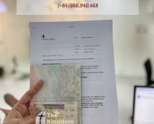 Hỗ trợ thành công hồ sơ khách hàng bị từ chối visa Anh Quốc
