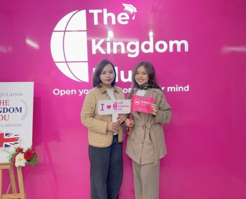 Ms.Hải đại diện Kings Education đến thăm văn phòng The Kingdom