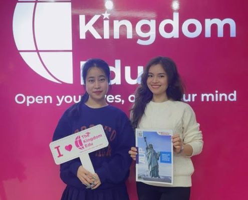 Ms. Hà - đại diện INTI International University & Colleges đến thăm VP The Kingdom Edu