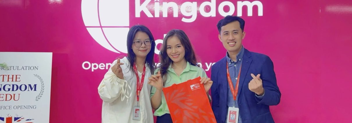 Đại diện trường BUV đến thăm văn phòng The Kingdom Edu