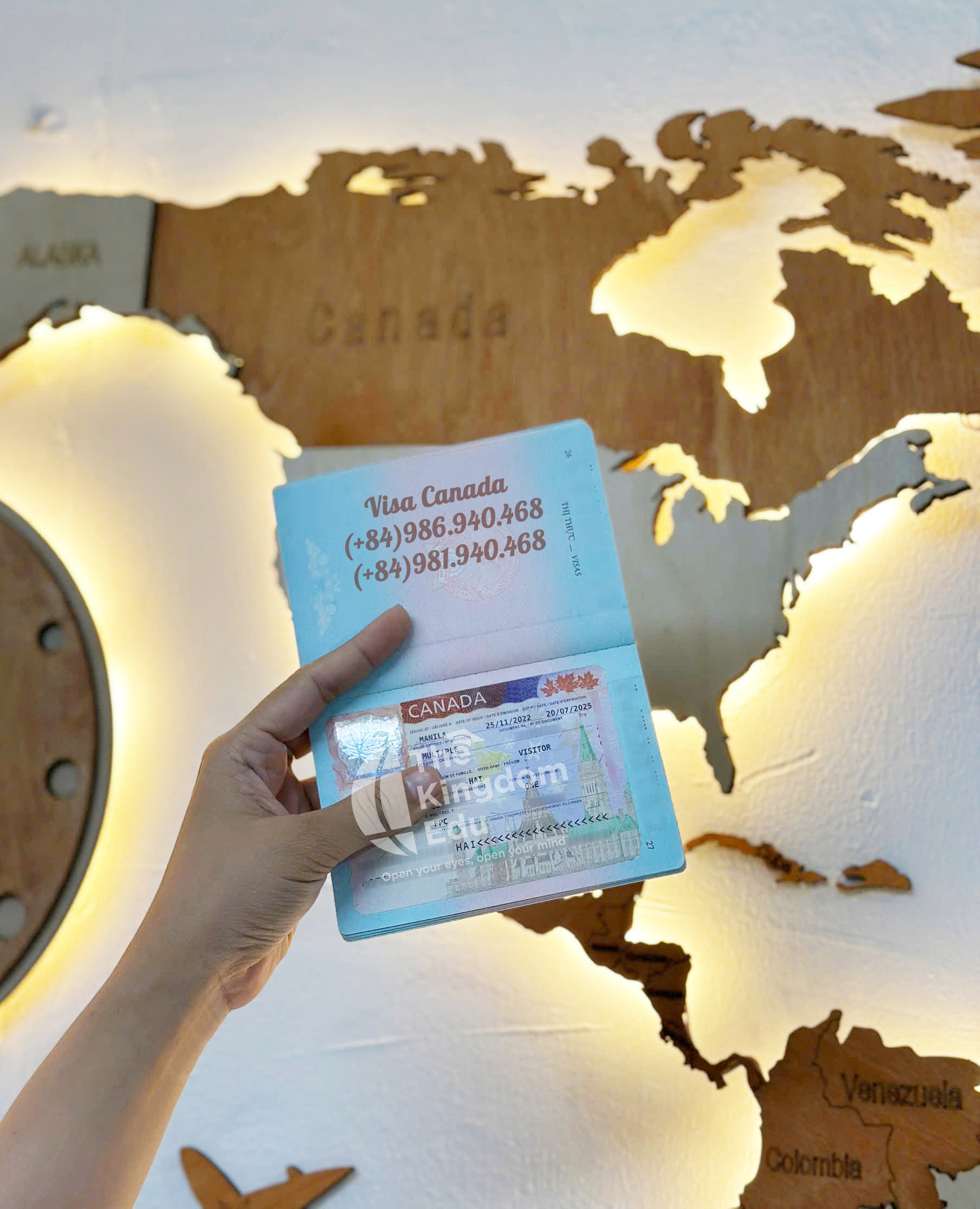 Khách hàng nhận visa thăm thân Canada sau khi sử dụng dịch vụ tại The Kingdom Visa