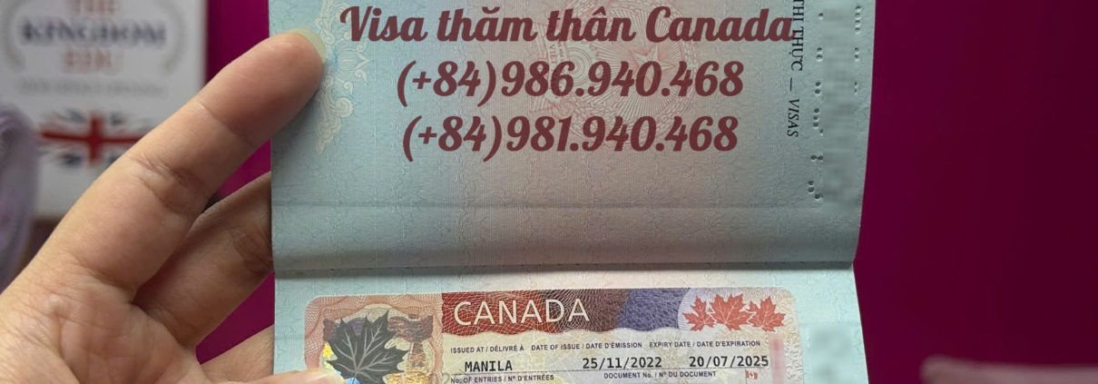 Visa thăm thân Canada thời hạn 03 năm cho khách hàng tại Hải Phòng