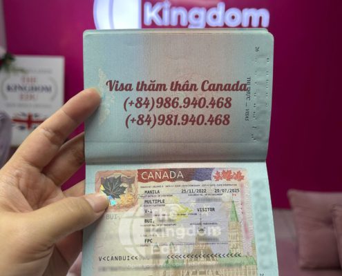 Visa thăm thân Canada thời hạn 03 năm cho khách hàng tại Hải Phòng