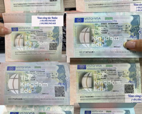 Visa công tác Italia của khách hàng