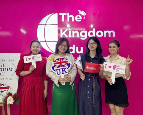 Đại diện tổ chức giáo dục OIEG đến thăm văn phòng The Kingdom