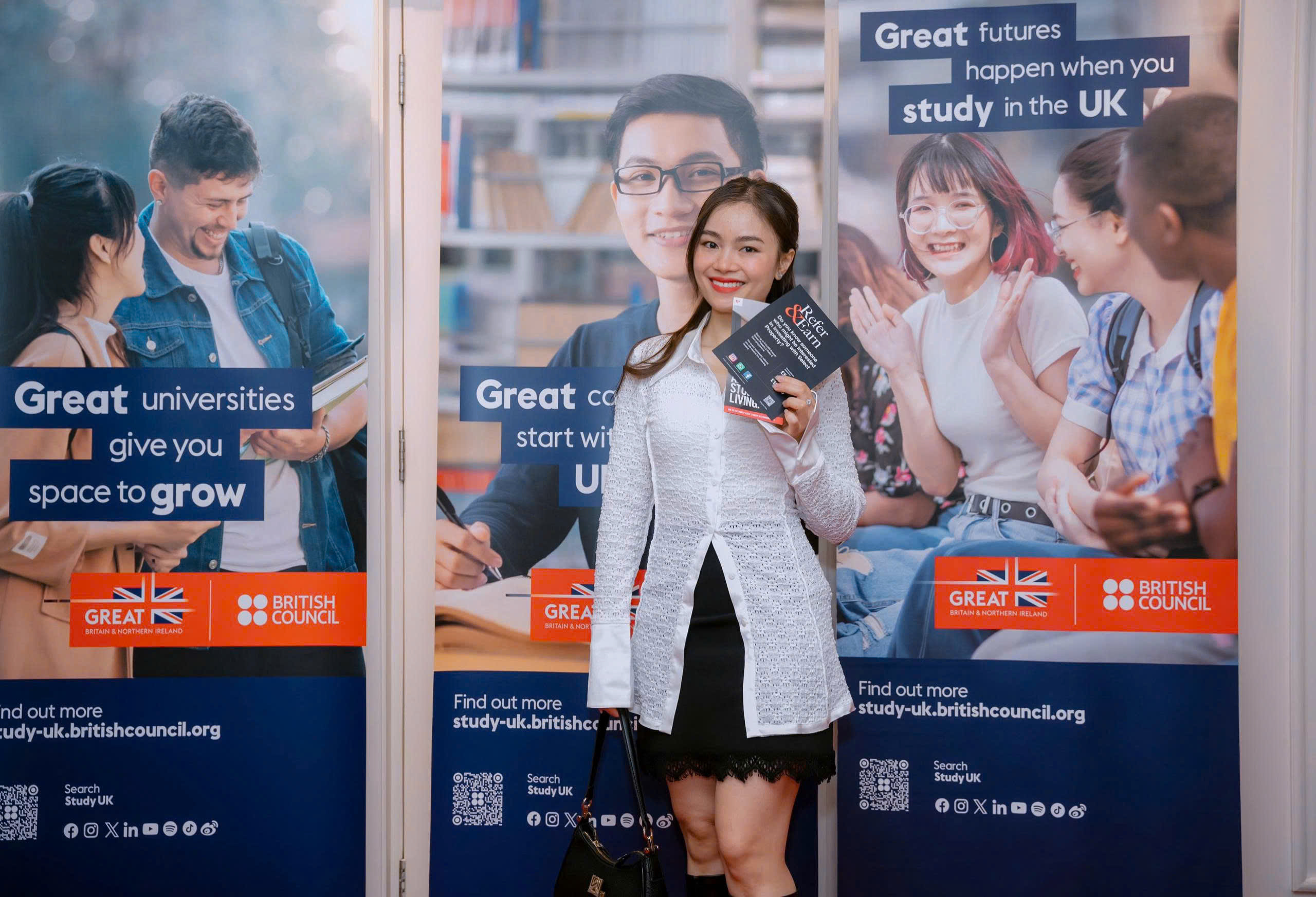 Đại diện The Kingdom Edu có mặt từ sớm để tham dự chương trình hội thảo